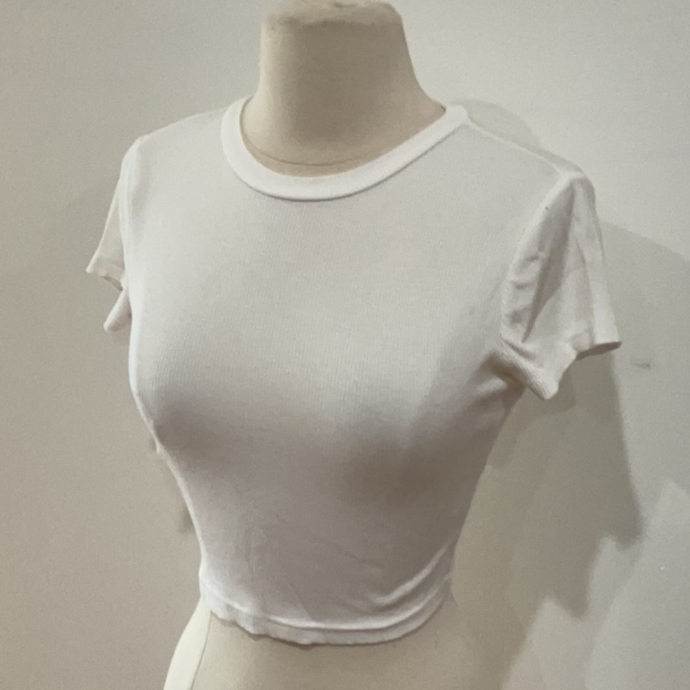 Superdown Kristi Baby Tee in White, Size: S - Picture 6 of 7